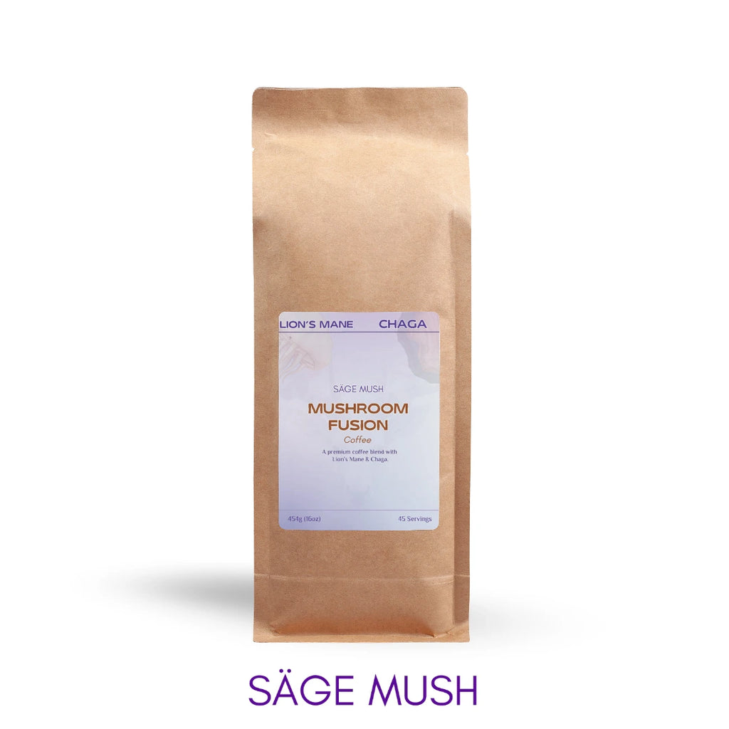 Mushroom Coffee Fusion - Lion’s Mane & Chaga 16oz