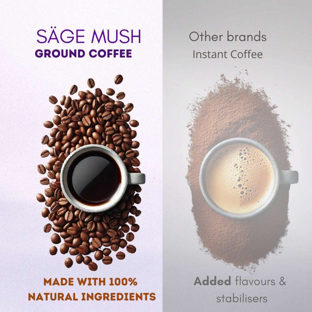 Mushroom Coffee Fusion - Lion’s Mane & Chaga 16oz